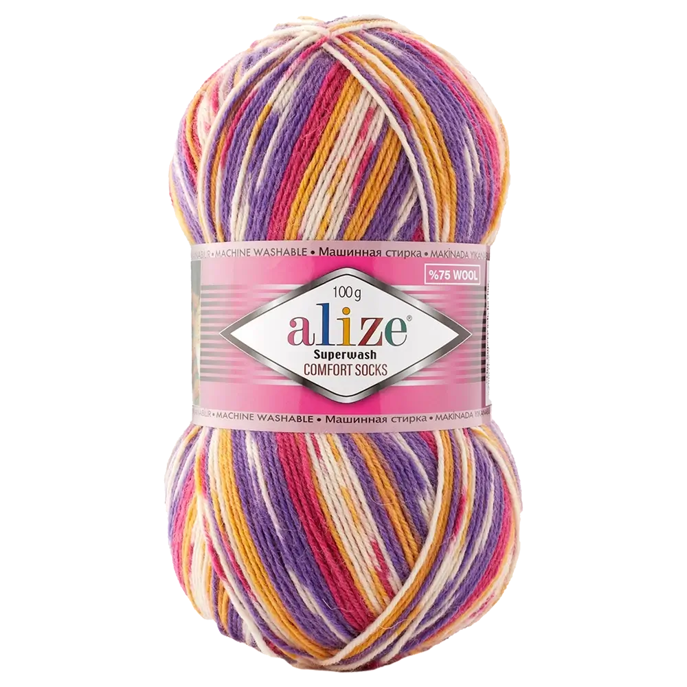 #Farbe_Alize Superwash Comfort Socks | 7655