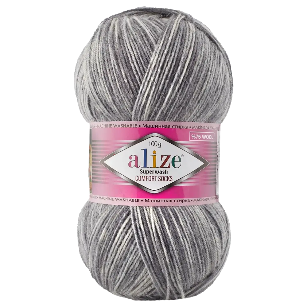 #Farbe_Alize Superwash Comfort Socks | 7676