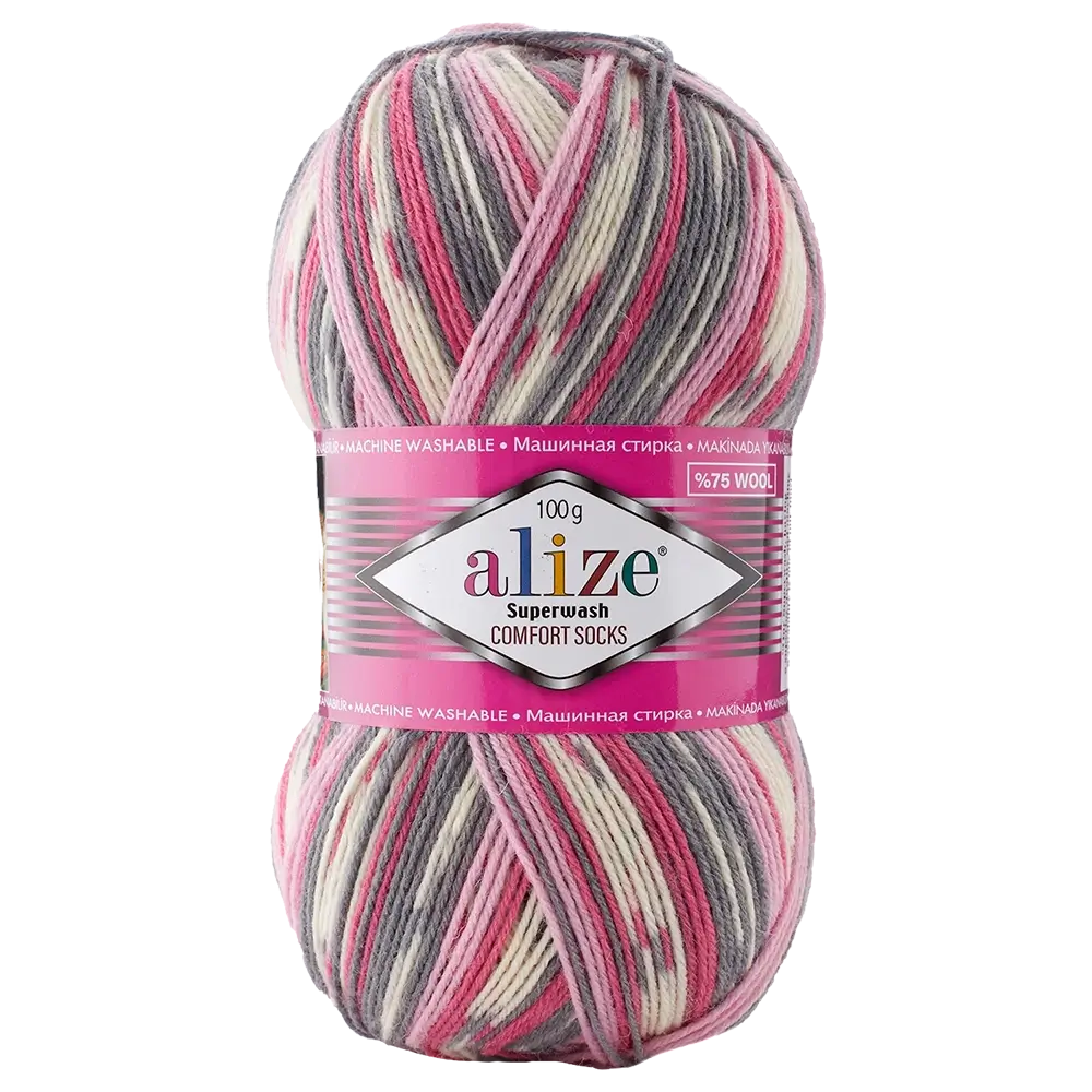 #Farbe_Alize Superwash Comfort Socks | 7707