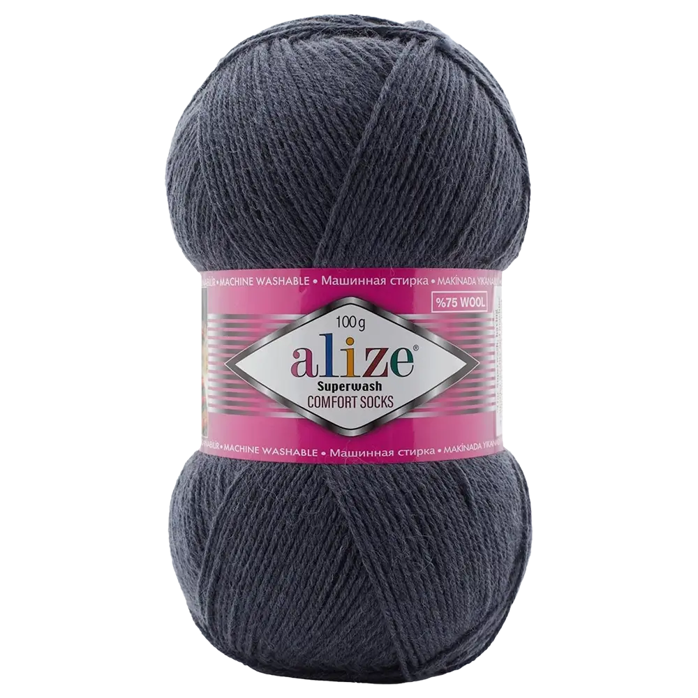 #Farbe_Alize Superwash Comfort Socks | 872 Graublau