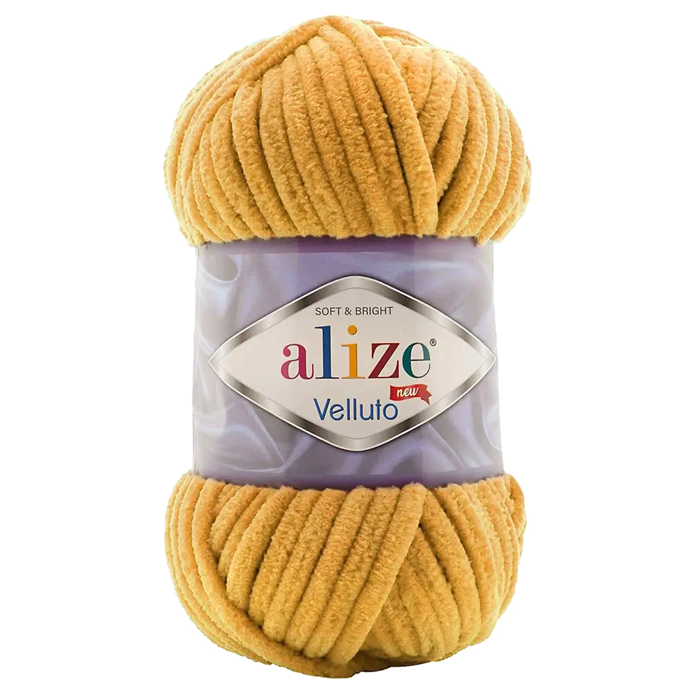#Farbe_Alize Velluto | 02 Senf