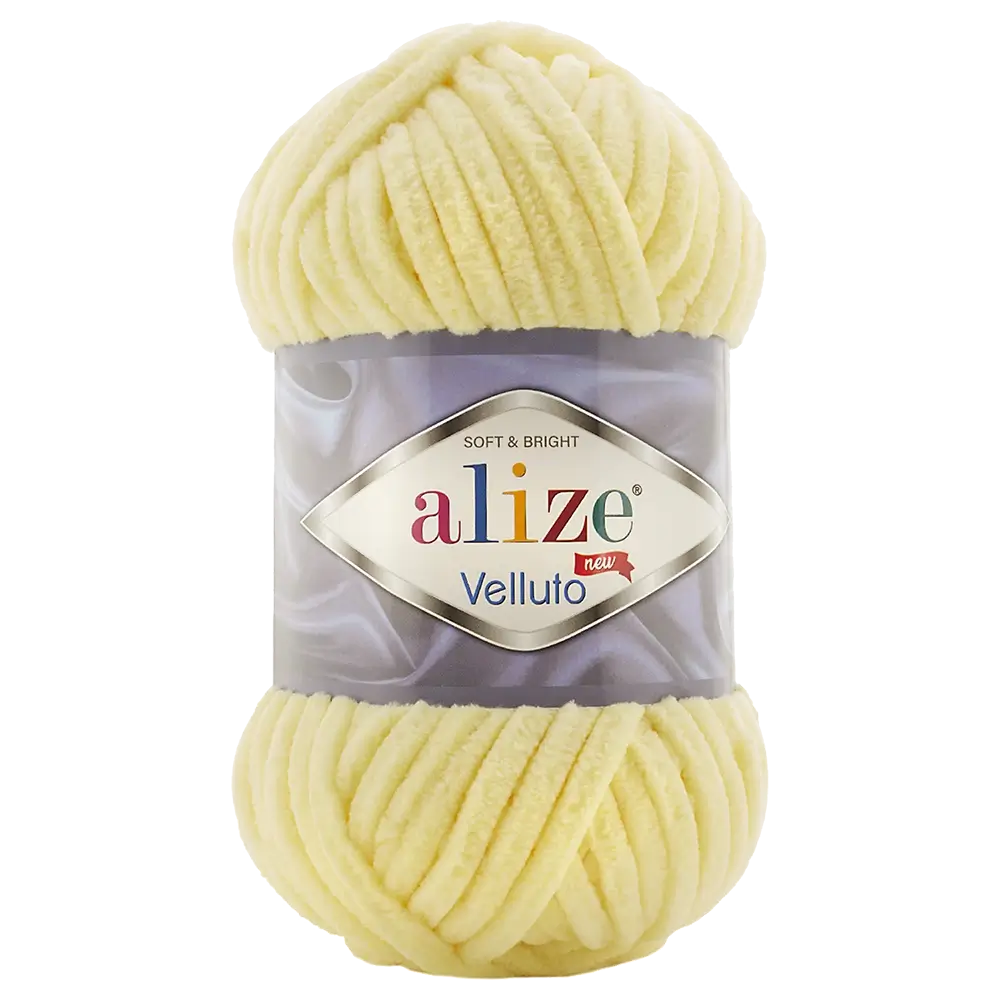 #Farbe_Alize Velluto | 13 Hellgelb