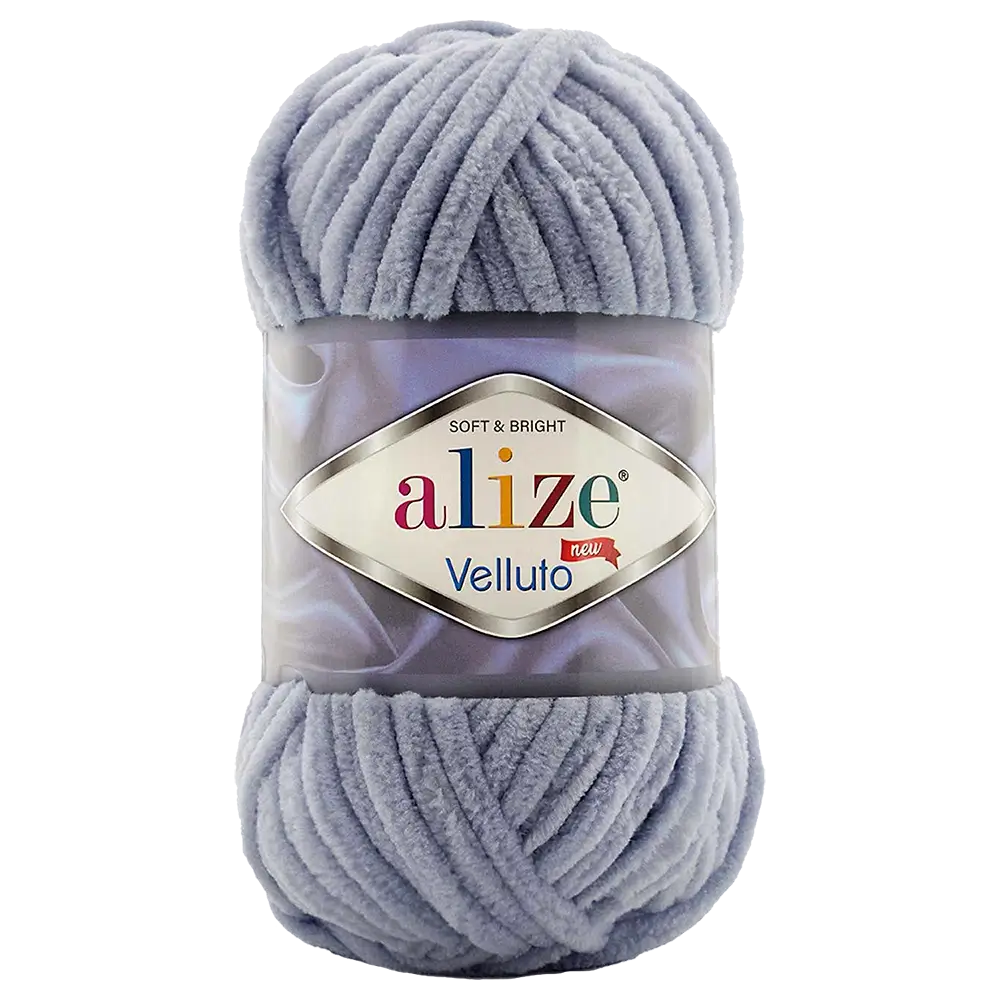 #Farbe_Alize Velluto | 87 Dunkelgrau