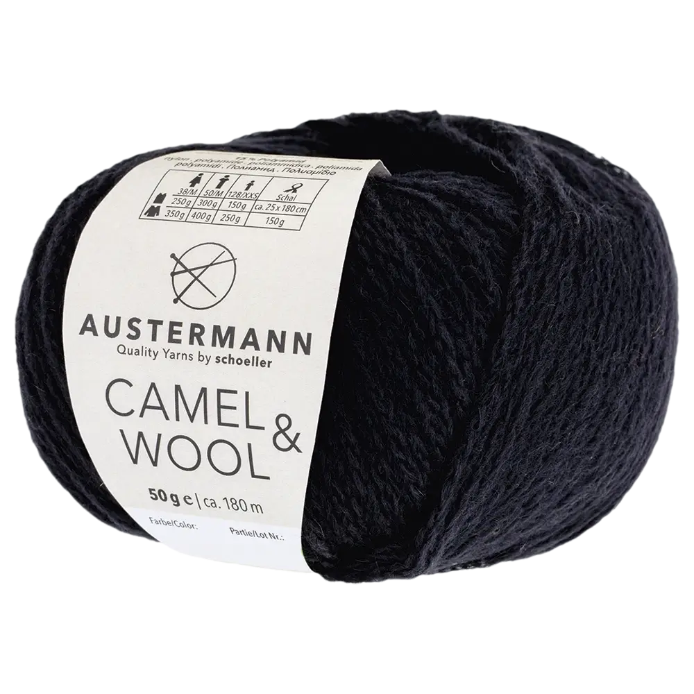 #Farbe_Austermann Camel & Wool | 02 Schwarz