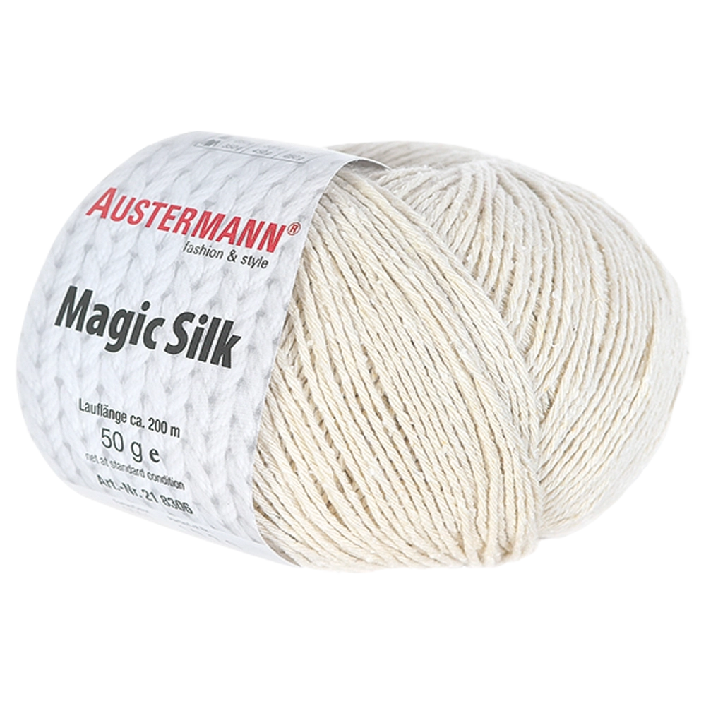#Farbe_Austermann Magic Silk Uni | 01 Natur