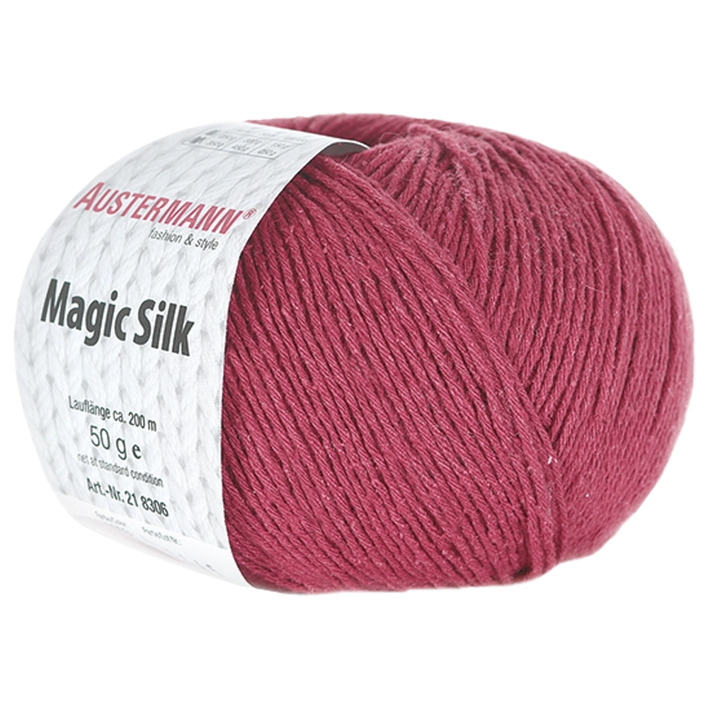 #Farbe_Austermann Magic Silk Uni | 03 Kirsche