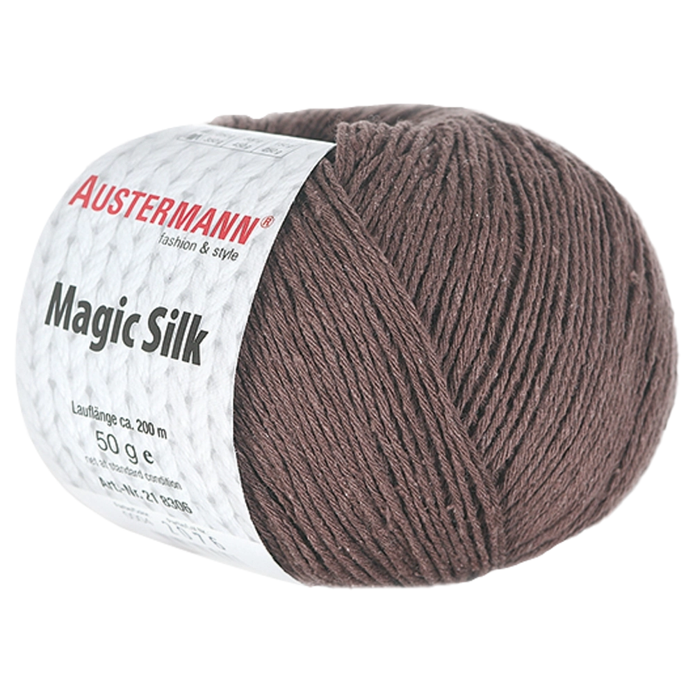 #Farbe_Austermann Magic Silk Uni | 04 Kakao
