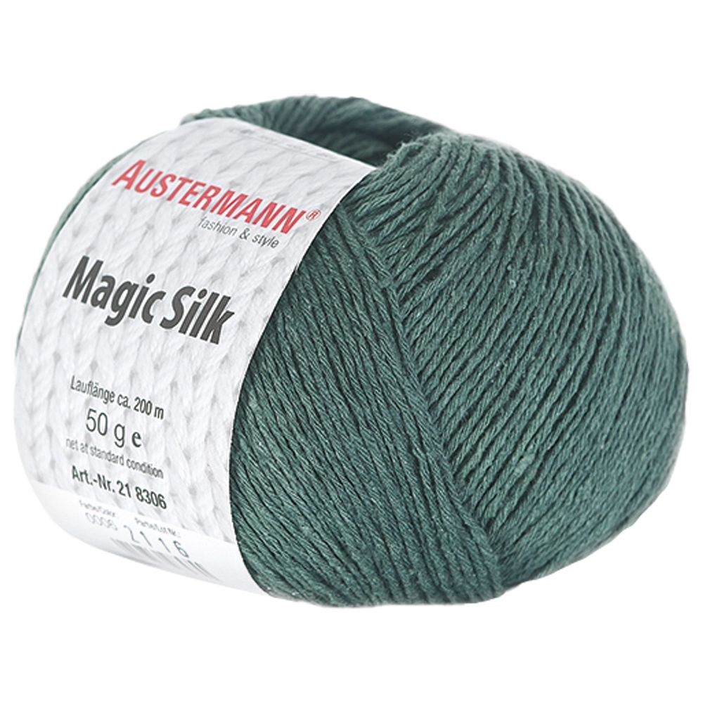 #Farbe_Austermann Magic Silk Uni | 06 Lorbeer