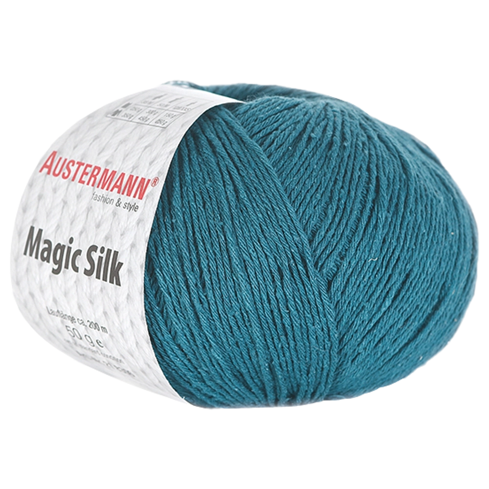 #Farbe_Austermann Magic Silk Uni | 07 Petrol