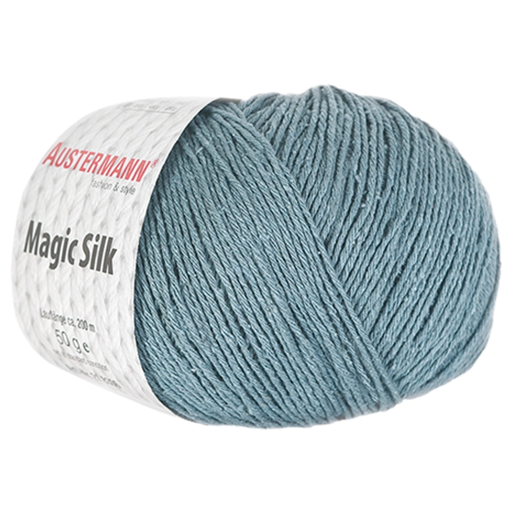 #Farbe_Austermann Magic Silk Uni | 08 Fjord