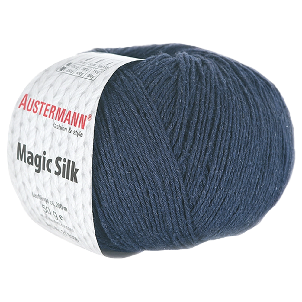 #Farbe_Austermann Magic Silk Uni | 09 Marine