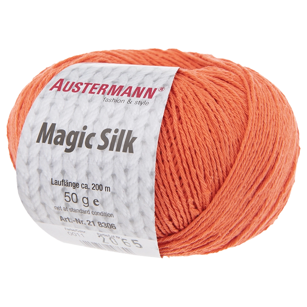 #Farbe_Austermann Magic Silk Uni | 11 Gerbera