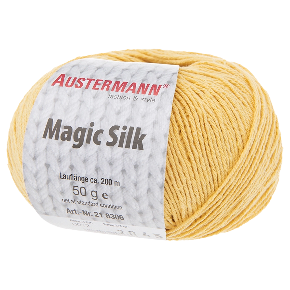 #Farbe_Austermann Magic Silk Uni | 12 Sonne