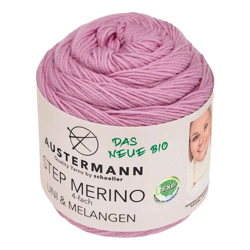 #Farbe_Austermann Step Merino Uni | 1003 Magnolie