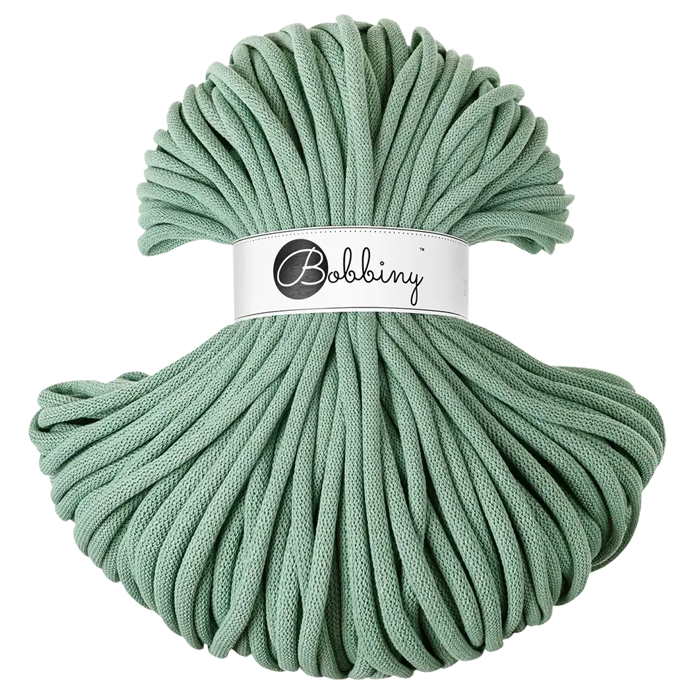 #Farbe_Bobbiny Flechtkordel Jumbo | Aloe