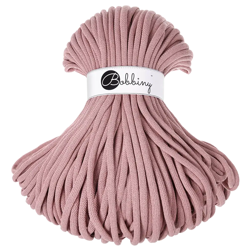#Farbe_Bobbiny Flechtkordel Jumbo | Blush
