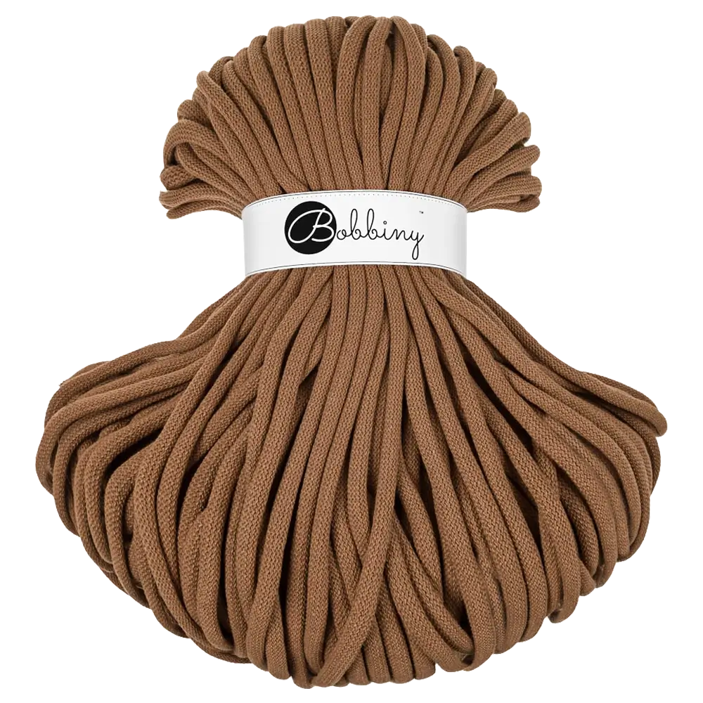 #Farbe_Bobbiny Flechtkordel Jumbo | Caramel