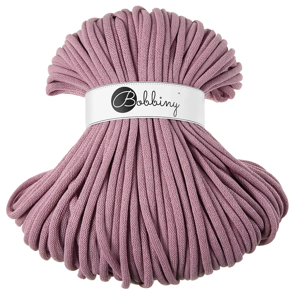 #Farbe_Bobbiny Flechtkordel Jumbo | Dusty Pink