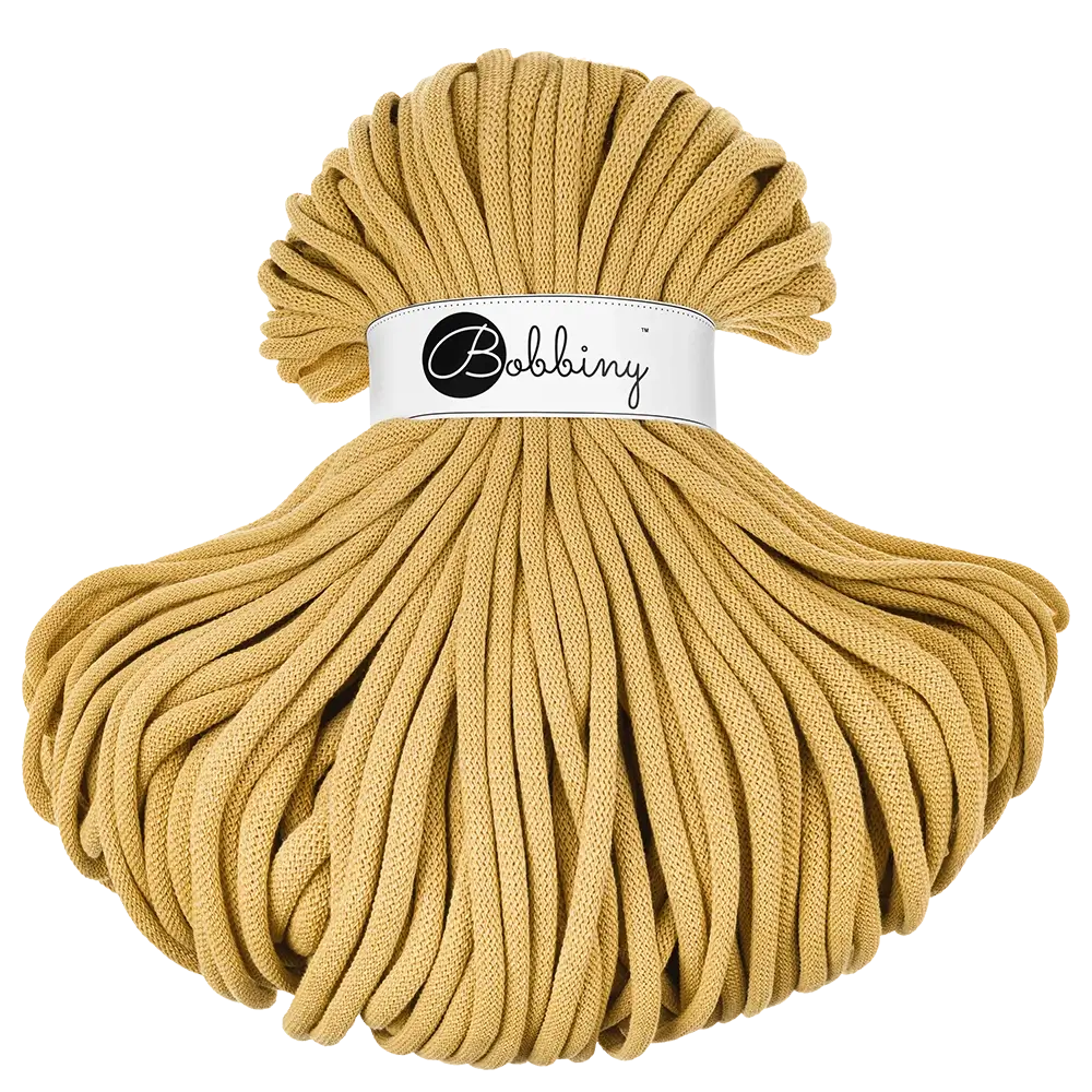 #Farbe_Bobbiny Flechtkordel Jumbo | Honey
