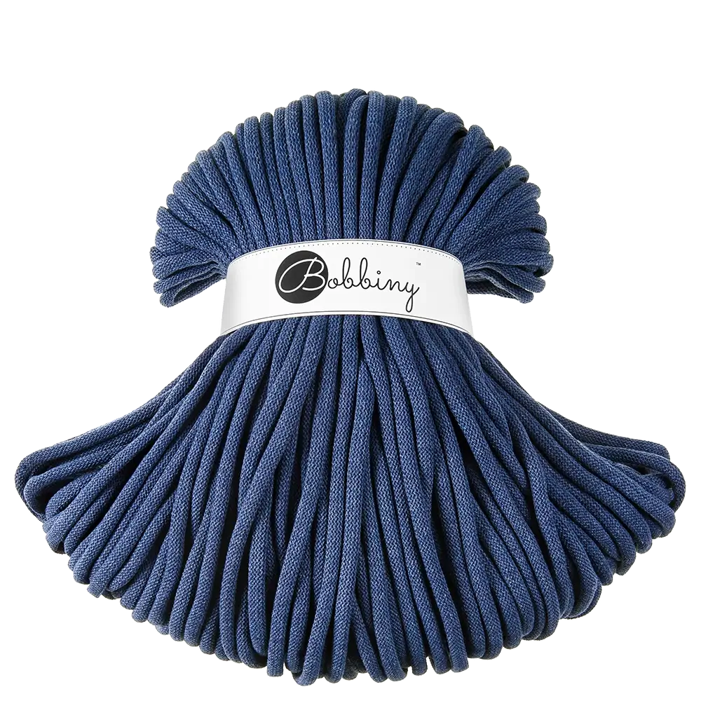 #Farbe_Bobbiny Flechtkordel Jumbo | Jeans