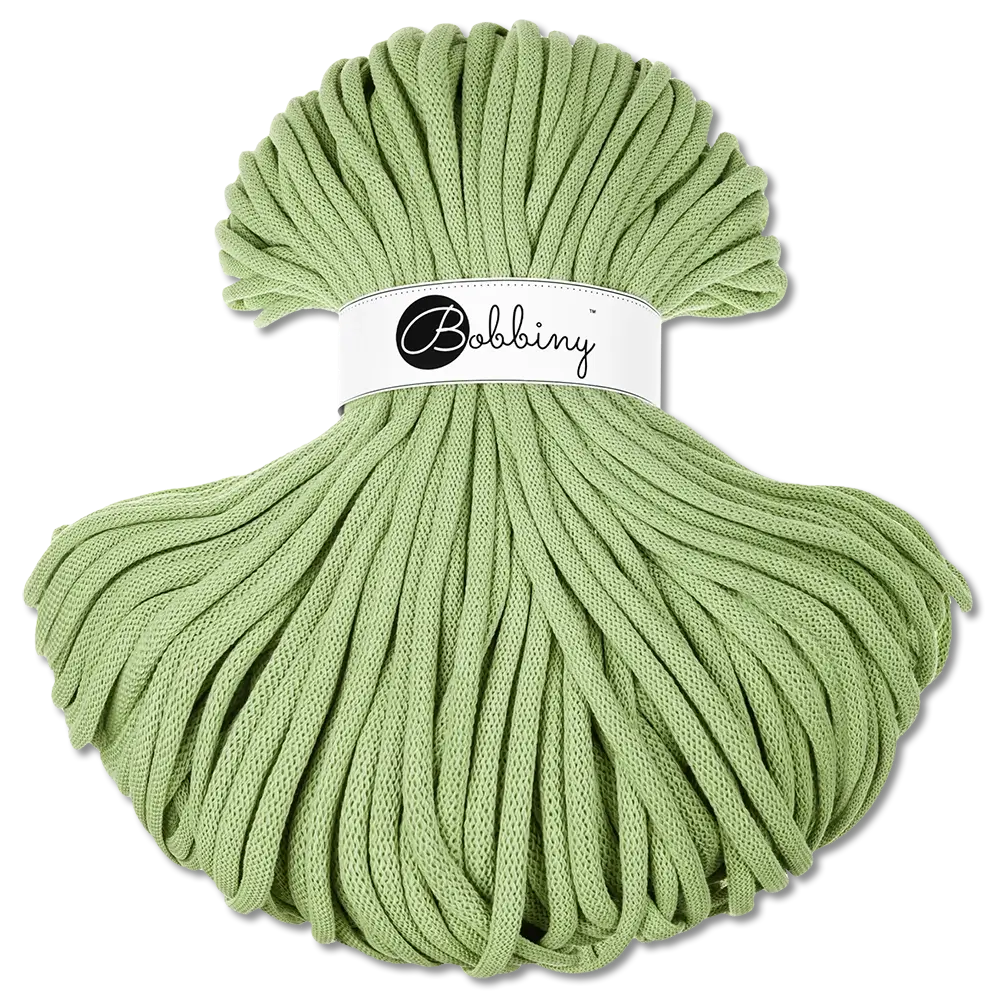 #Farbe_Bobbiny Flechtkordel Jumbo | Matcha
