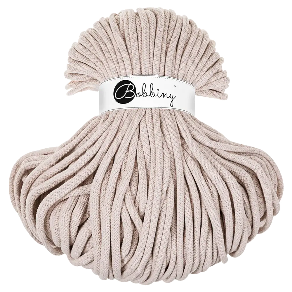 #Farbe_Bobbiny Flechtkordel Jumbo | Nude