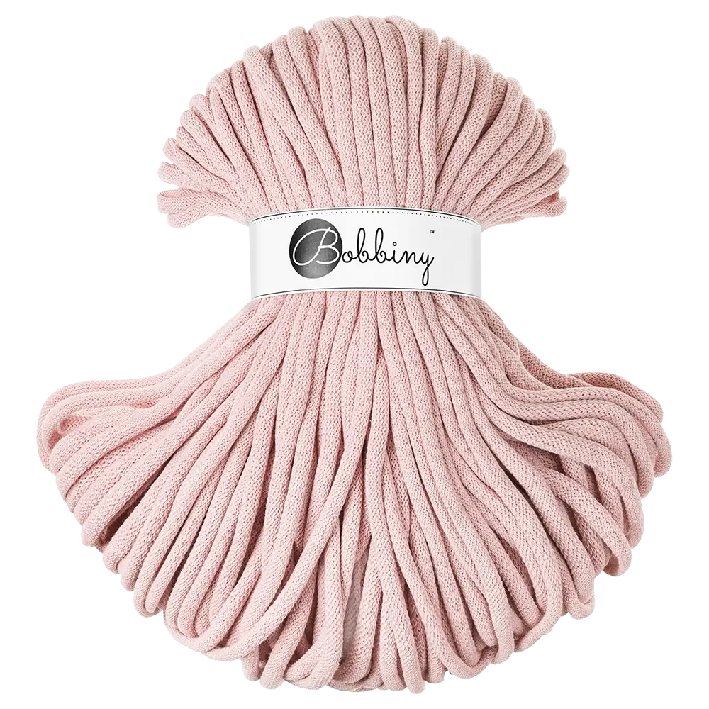 #Farbe_Bobbiny Flechtkordel Jumbo | Pastel Pink
