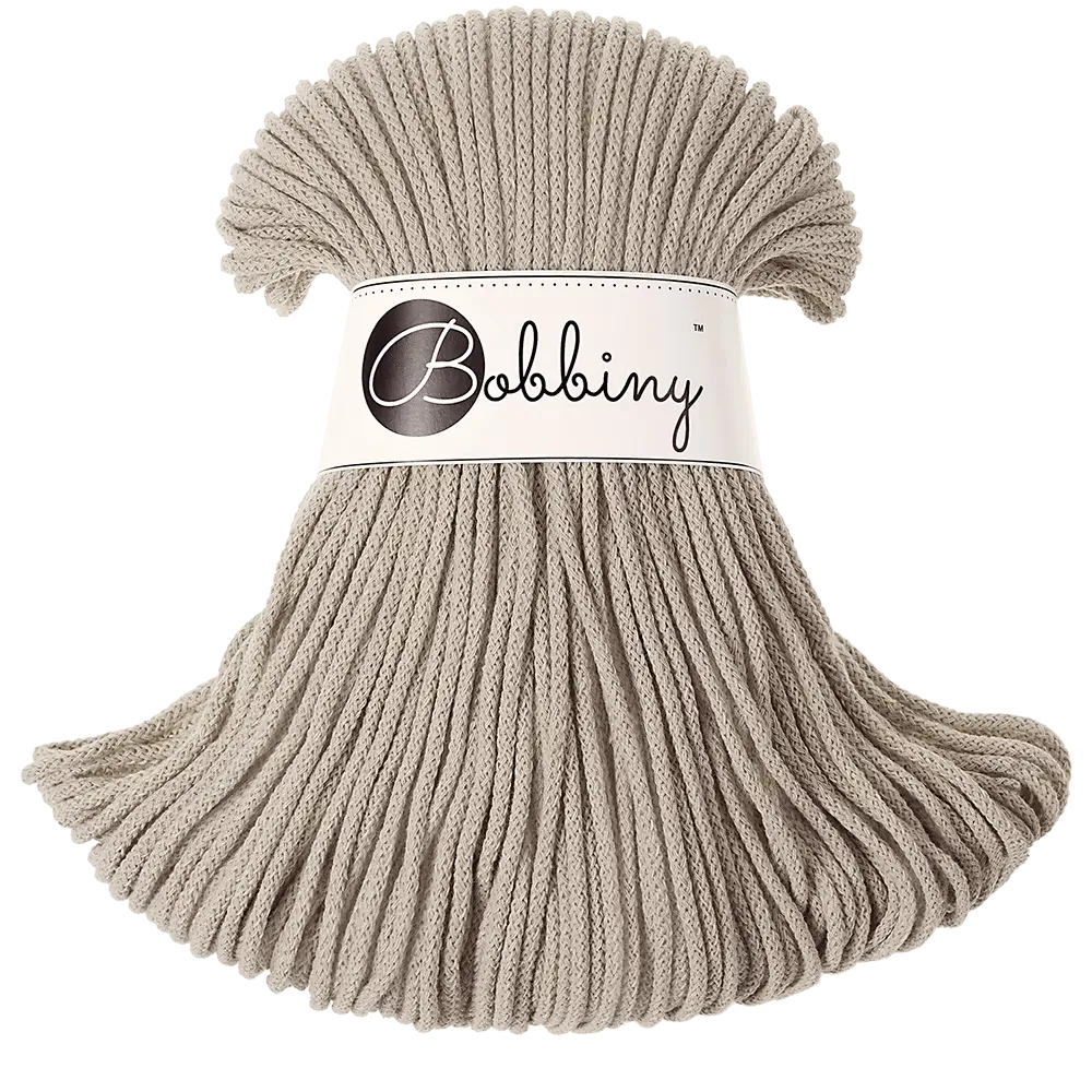 #Farbe_Bobbiny Flechtkordel Junior | Beige