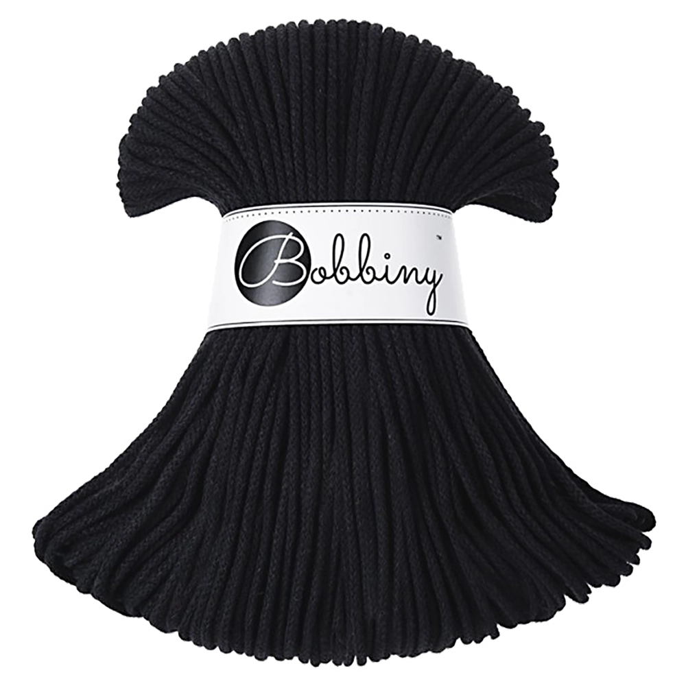 #Farbe_Bobbiny Flechtkordel Junior | Black