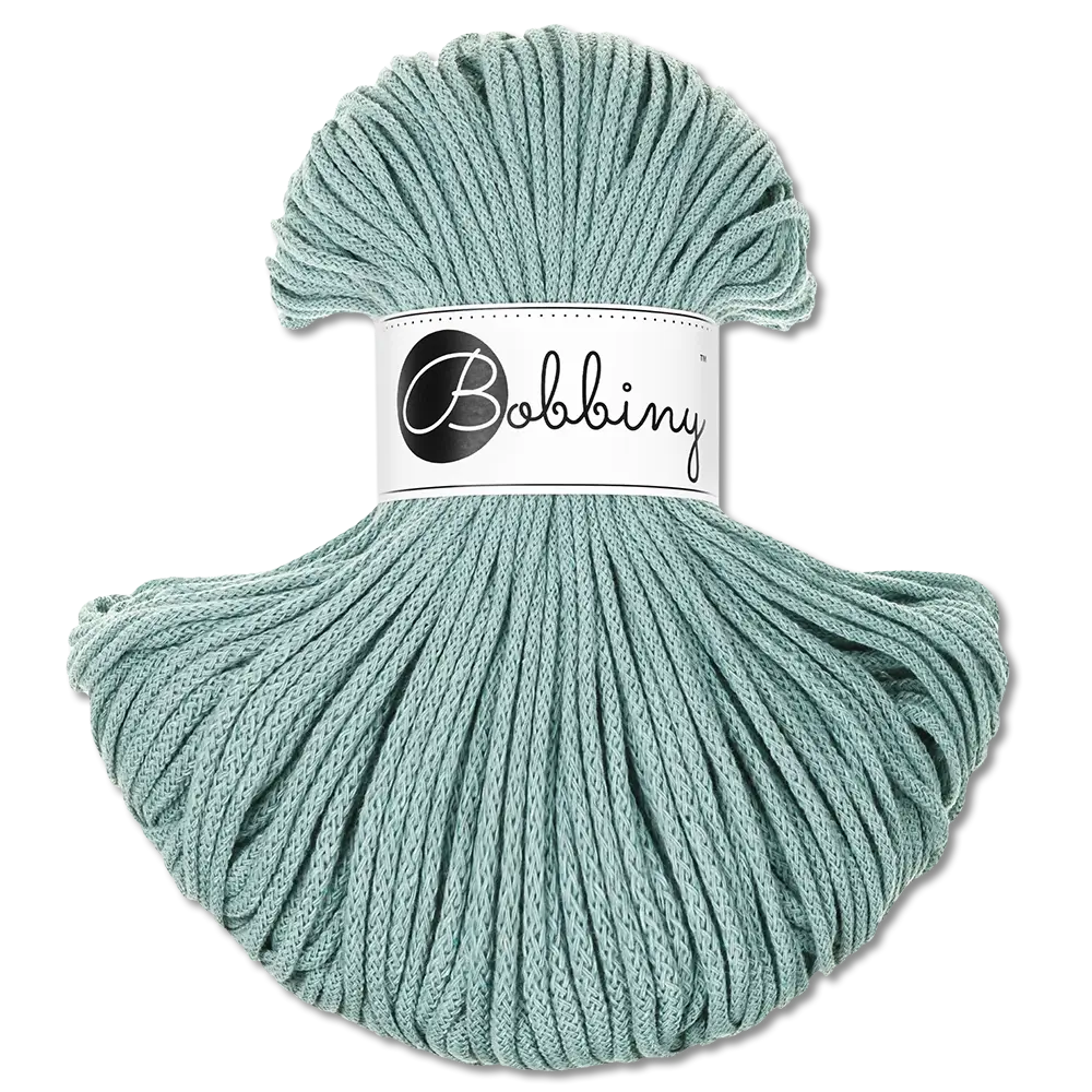 #Farbe_Bobbiny Flechtkordel Junior | Duck Egg Blue