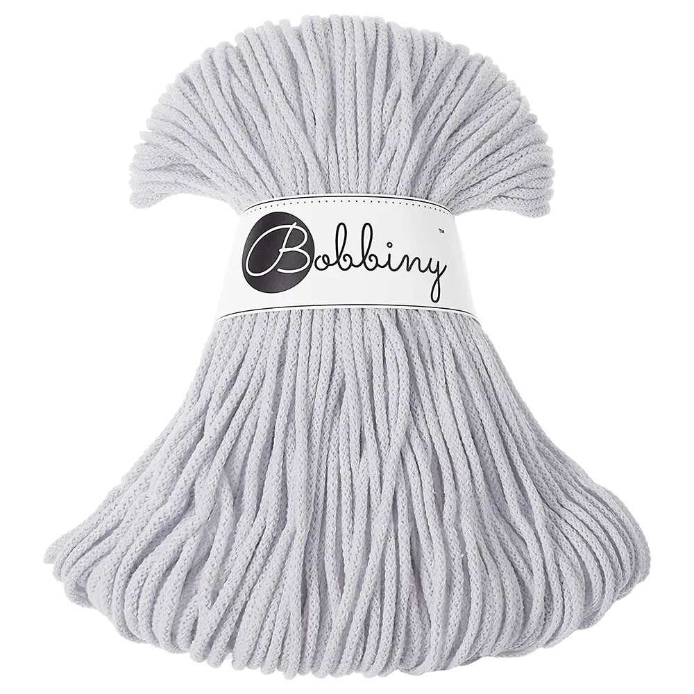 #Farbe_Bobbiny Flechtkordel Junior | Light Grey