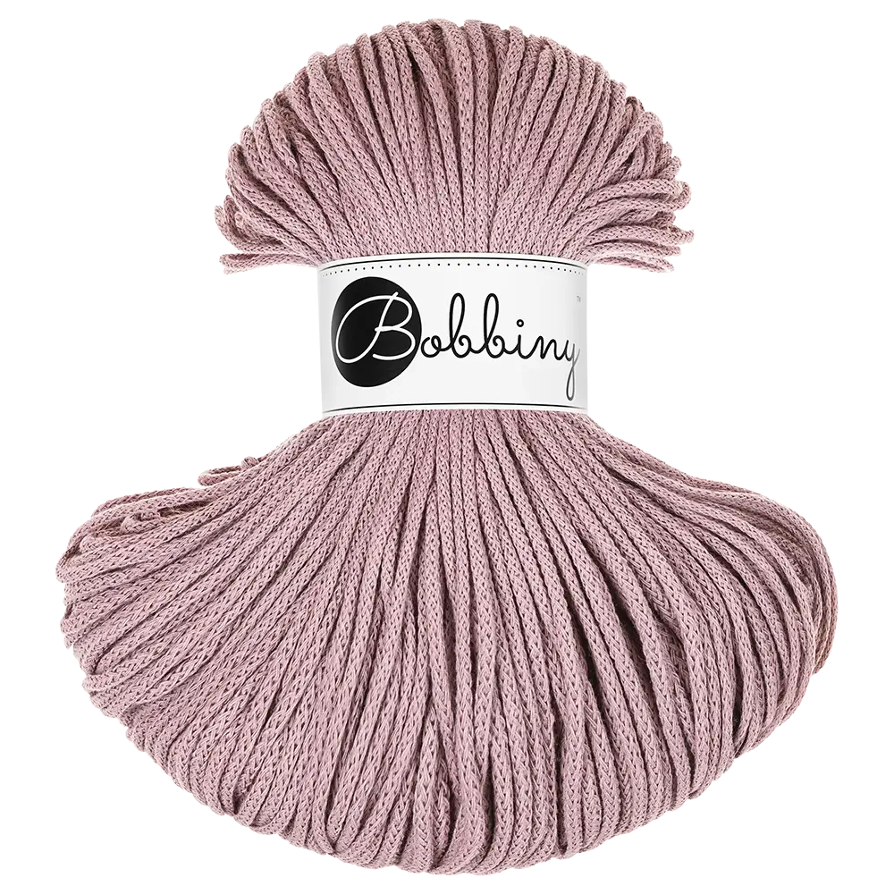 #Farbe_Bobbiny Flechtkordel Junior | Mauve