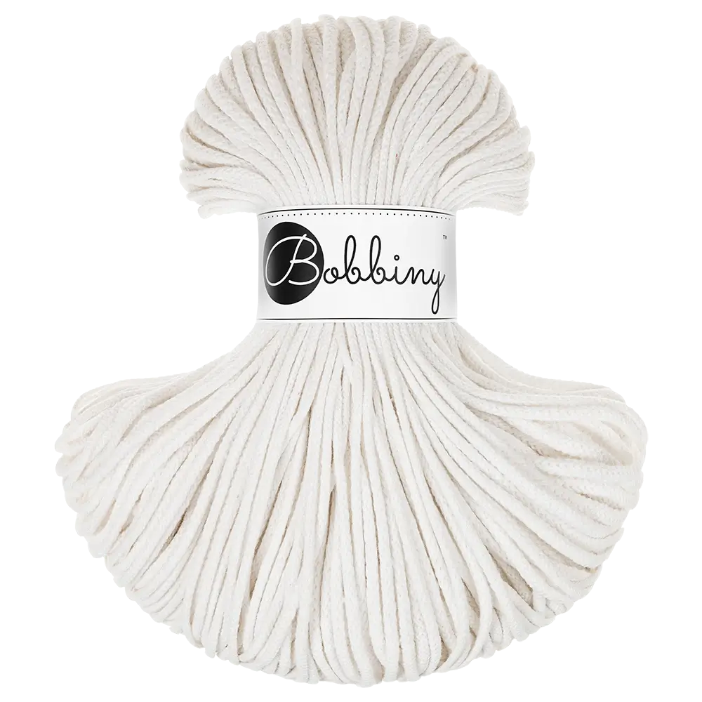 #Farbe_Bobbiny Flechtkordel Junior | Off White