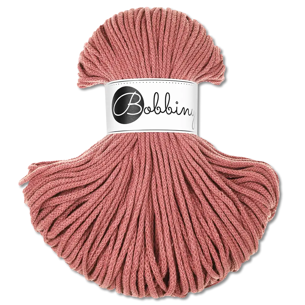 #Farbe_Bobbiny Flechtkordel Junior | Peony