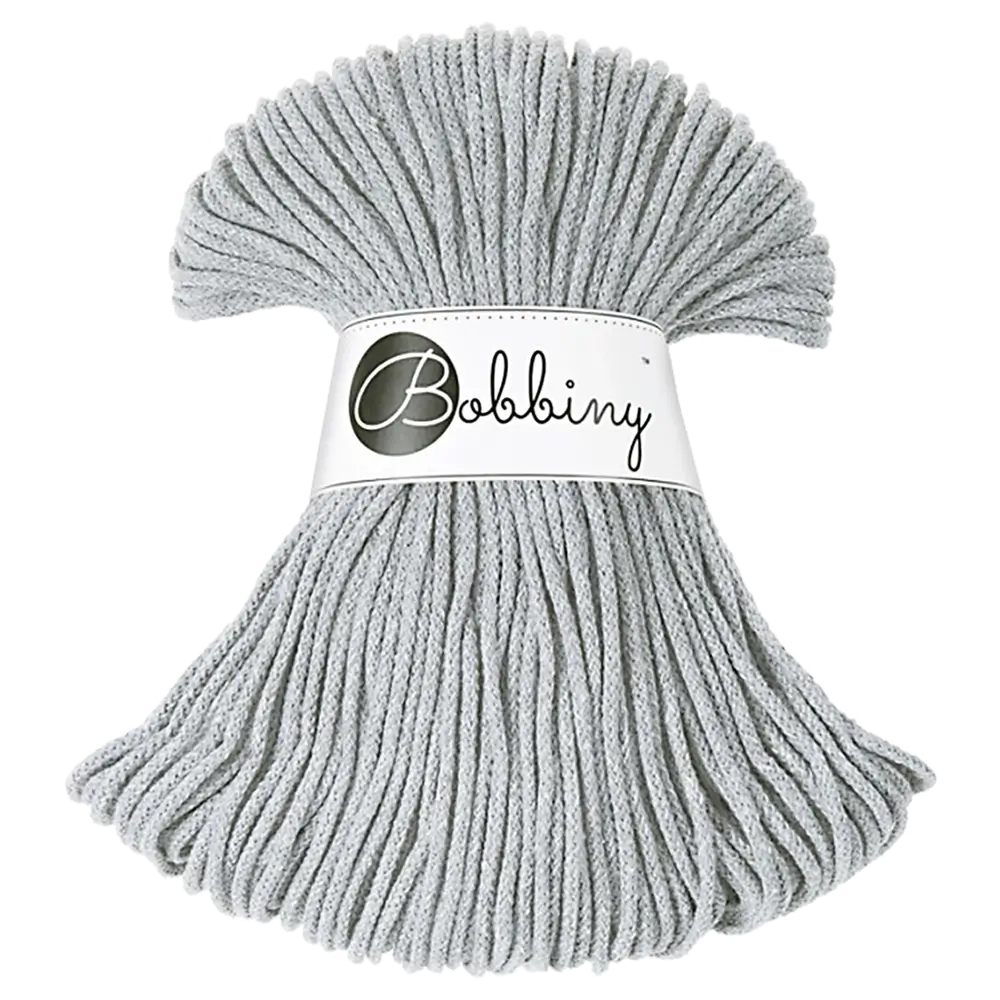 #Farbe_Bobbiny Flechtkordel Junior | Silver