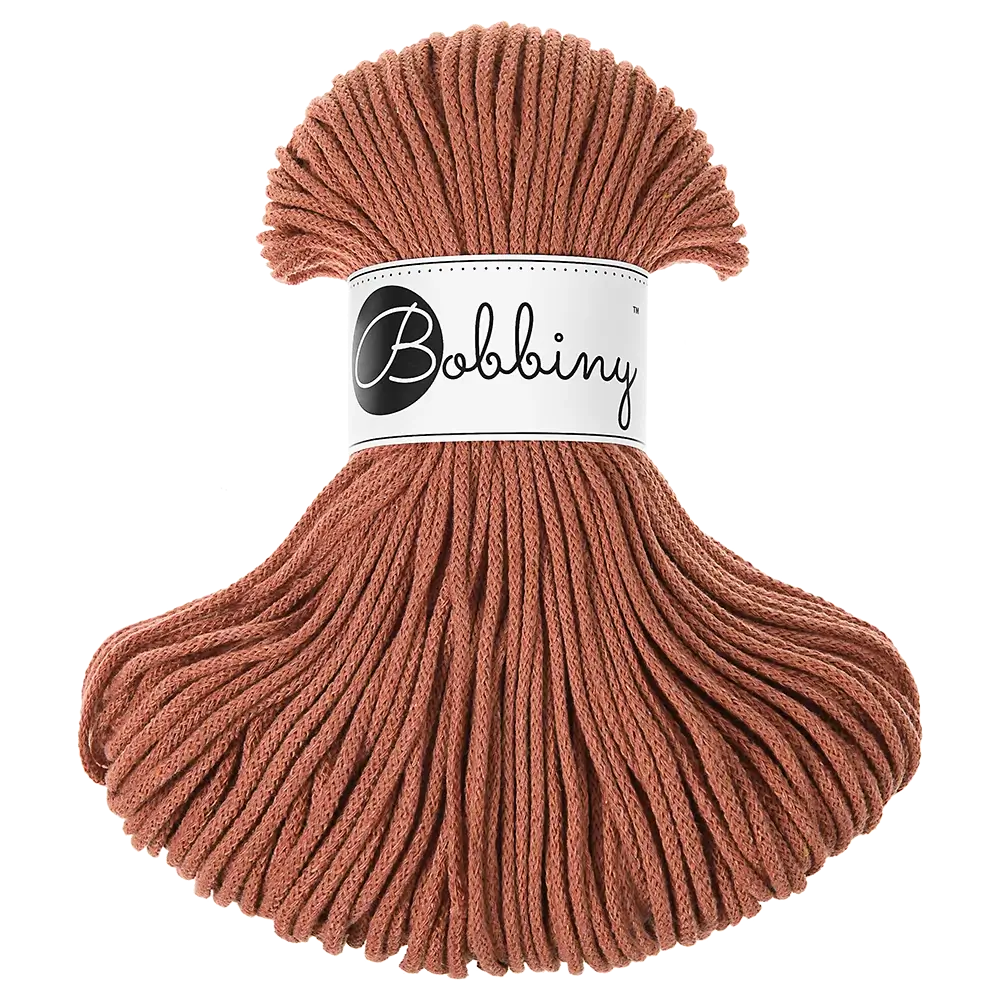 #Farbe_Bobbiny Flechtkordel Junior | Terracotta