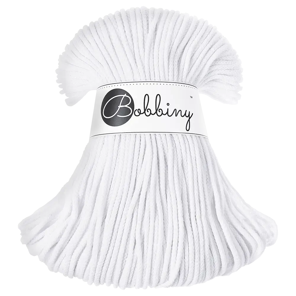 #Farbe_Bobbiny Flechtkordel Junior | White
