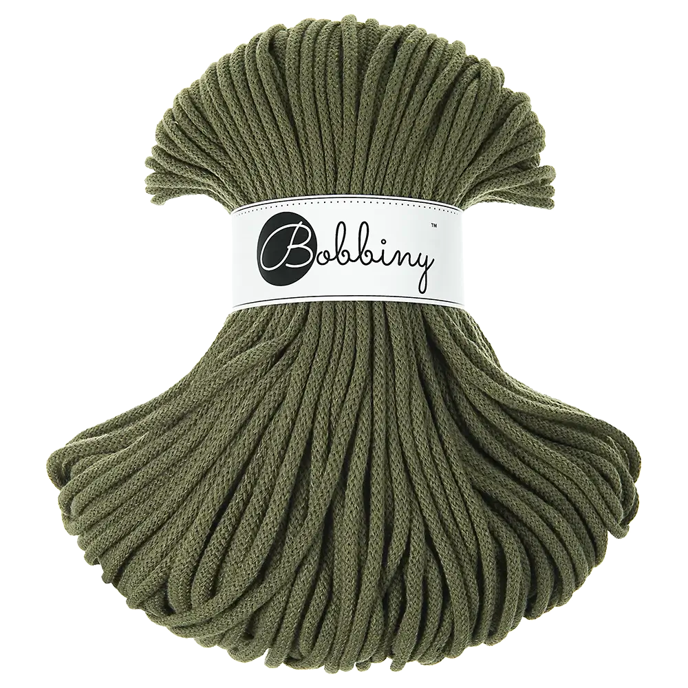 #Farbe_Bobbiny Flechtkordel Premium | Avocado