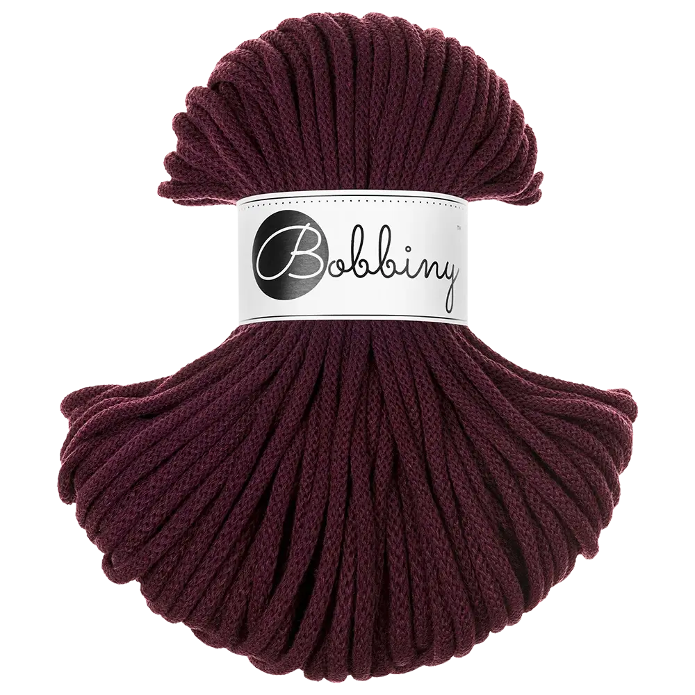 #Farbe_Bobbiny Flechtkordel Premium | Burgundy