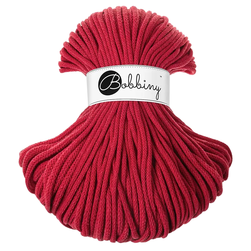#Farbe_Bobbiny Flechtkordel Premium | Classic Red