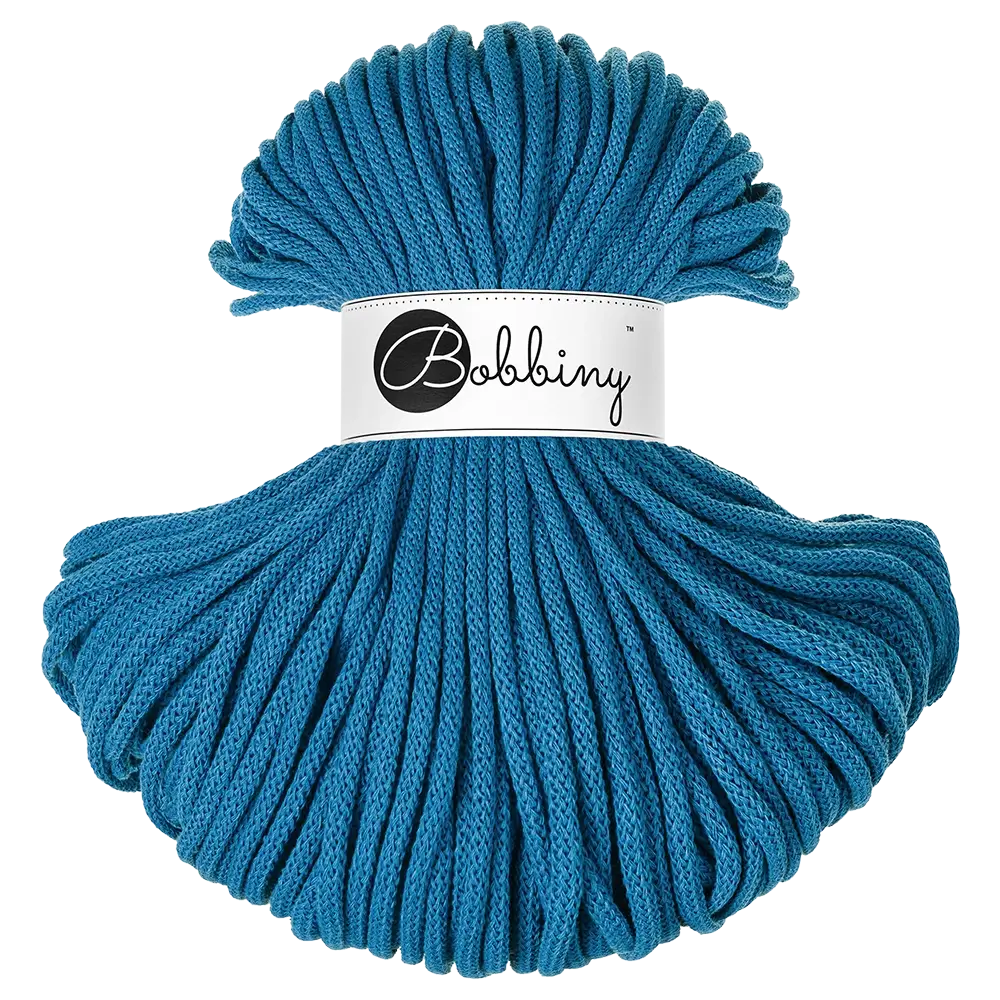 #Farbe_Bobbiny Flechtkordel Premium | Dopamine Blue