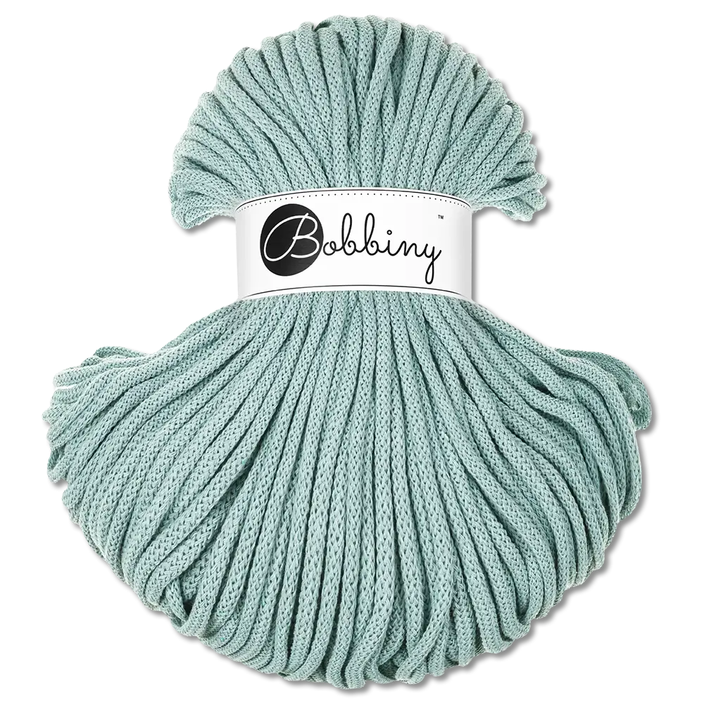 #Farbe_Bobbiny Flechtkordel Premium | Duck Egg Blue