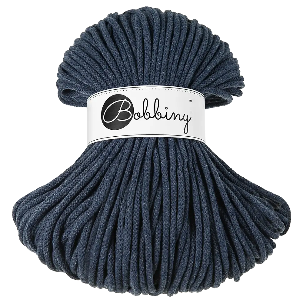 #Farbe_Bobbiny Flechtkordel Premium | Jeans