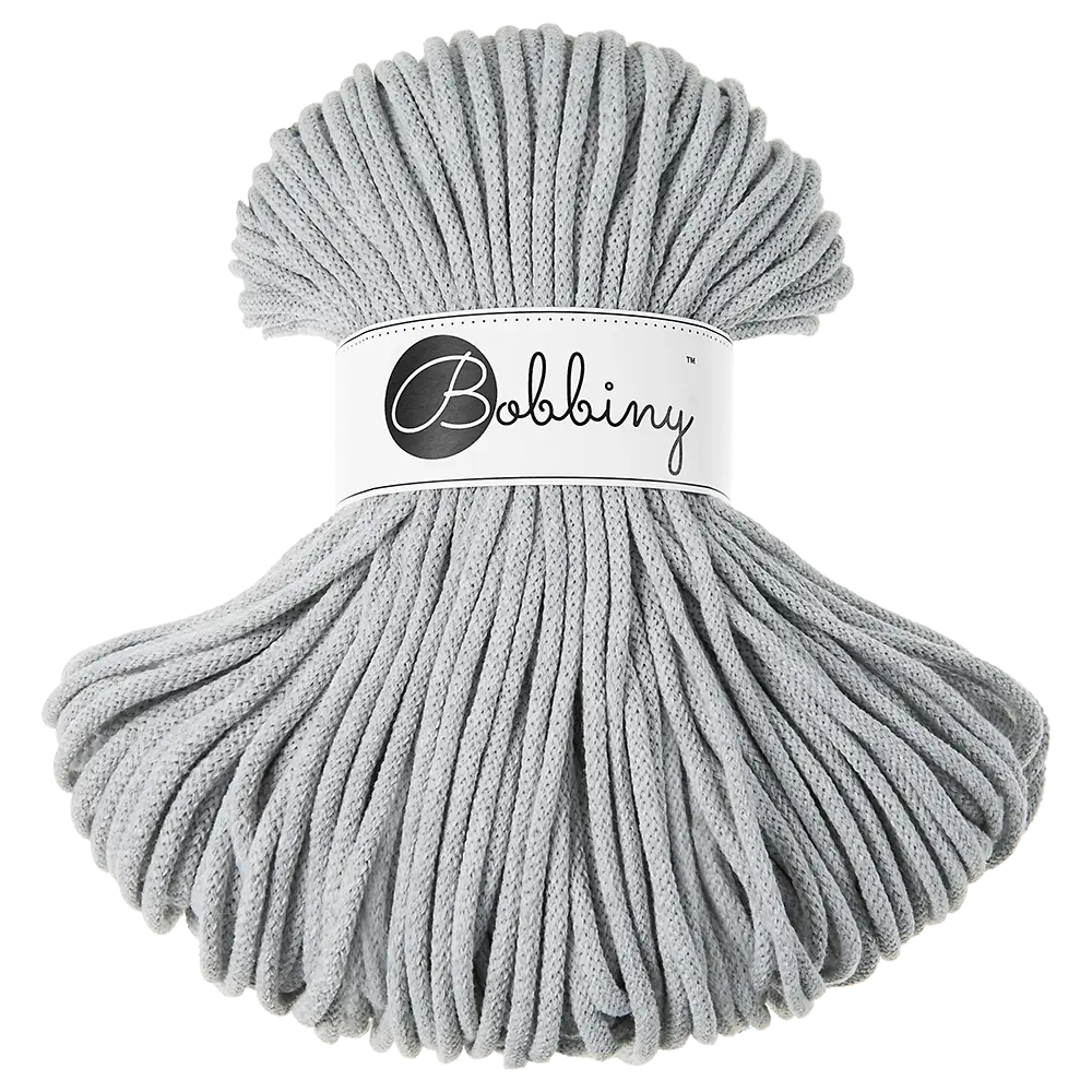 #Farbe_Bobbiny Flechtkordel Premium | Light Grey