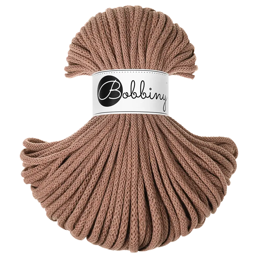 #Farbe_Bobbiny Flechtkordel Premium | Mocha Mousse