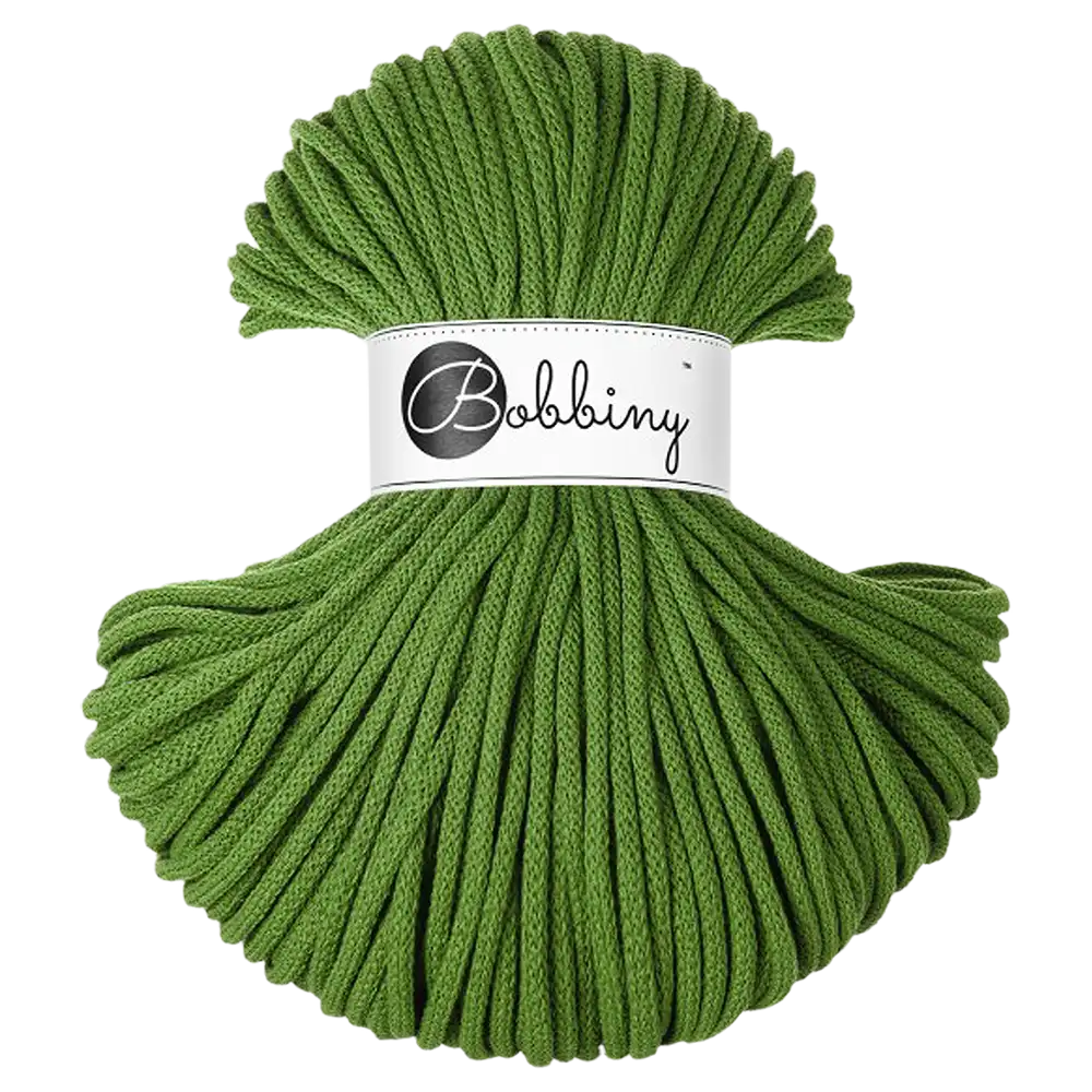 #Farbe_Bobbiny Flechtkordel Premium | Moss Green