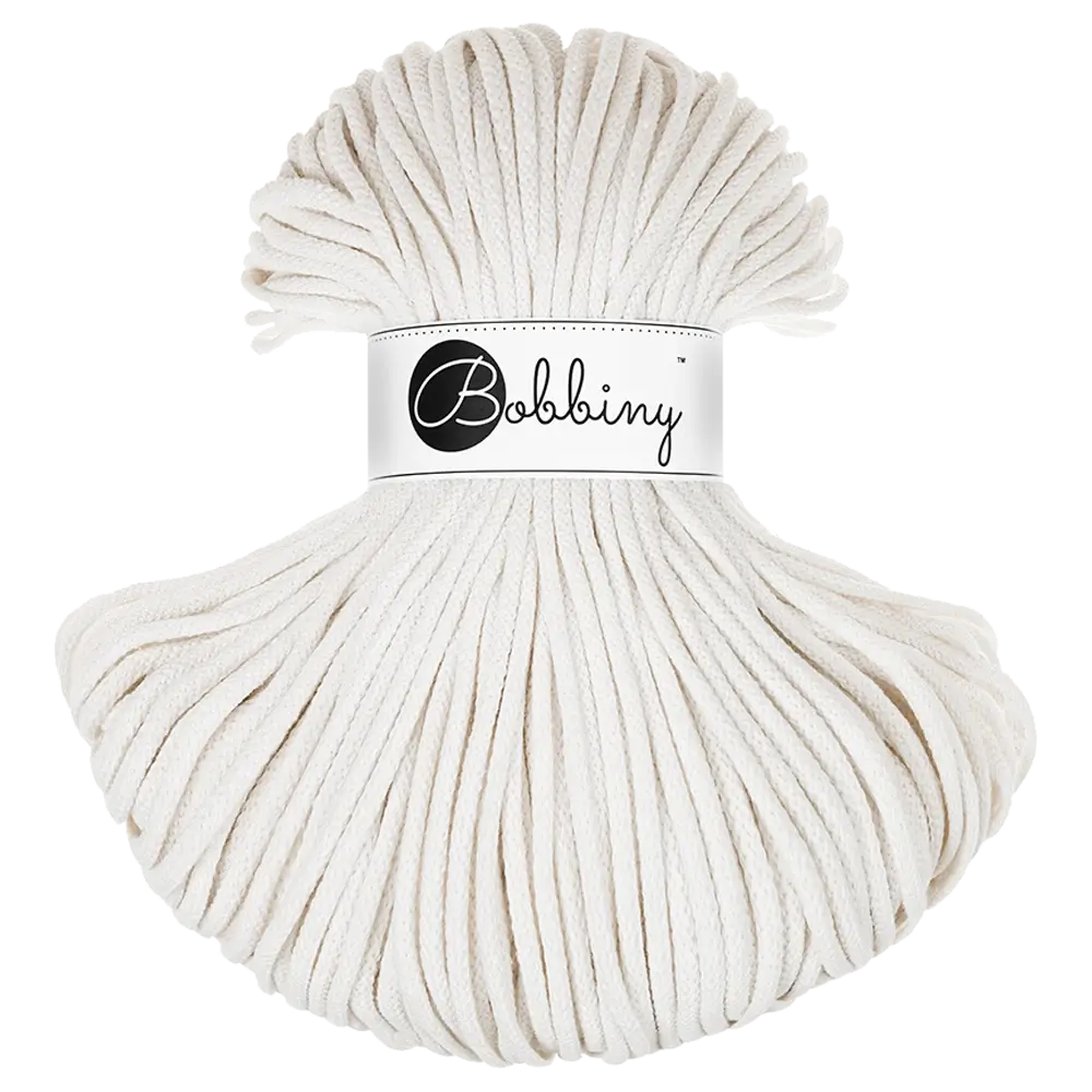 #Farbe_Bobbiny Flechtkordel Premium | Off White