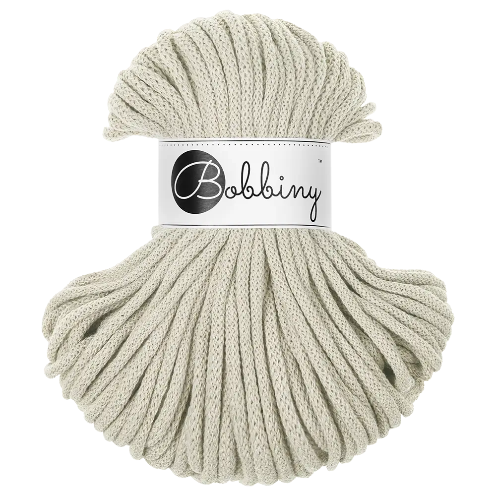 #Farbe_Bobbiny Flechtkordel Premium | Pale Olive