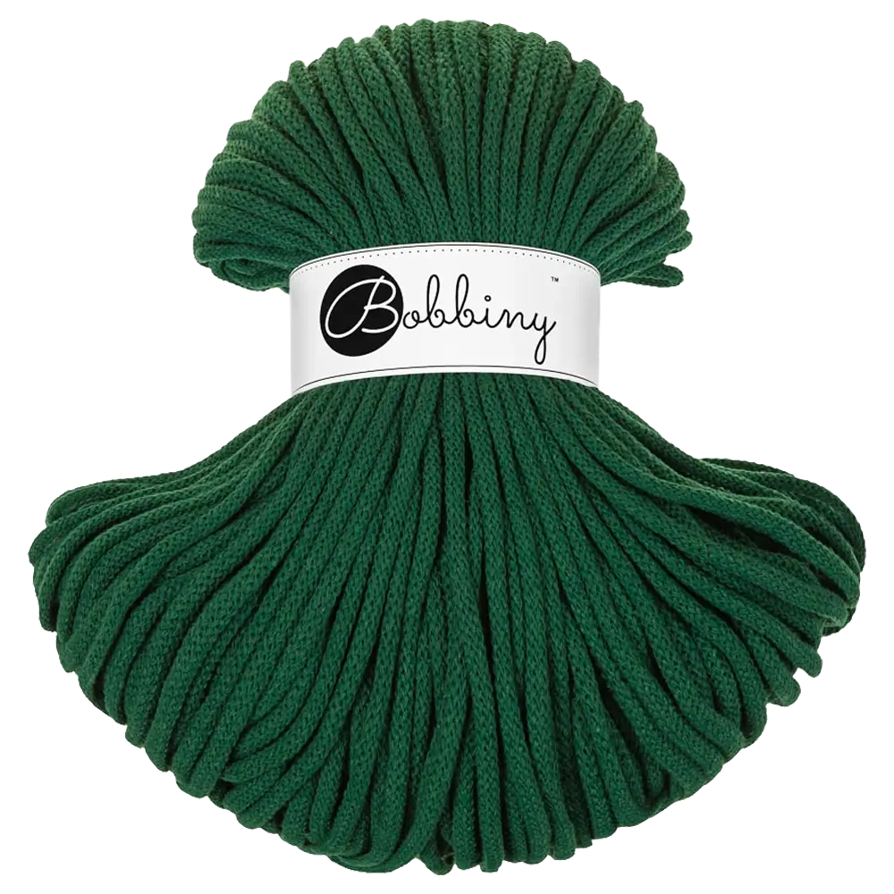#Farbe_Bobbiny Flechtkordel Premium | Pine Green