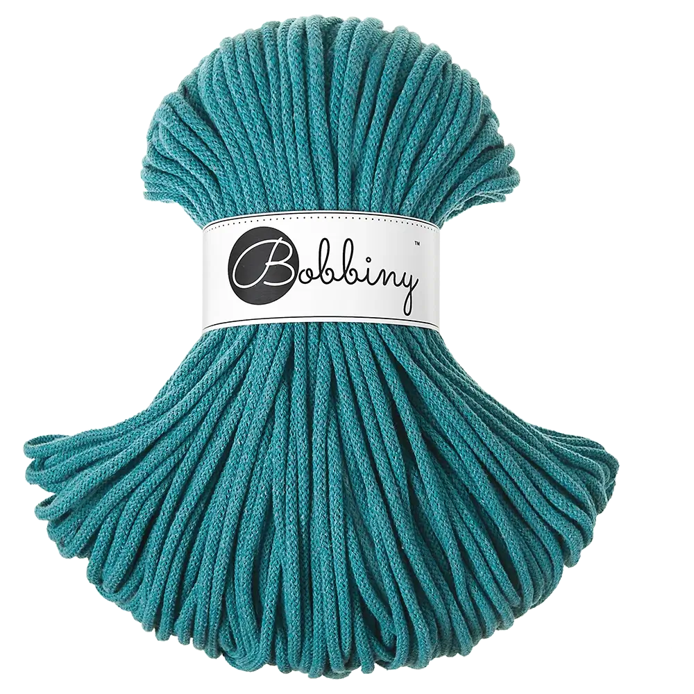 #Farbe_Bobbiny Flechtkordel Premium | Teal